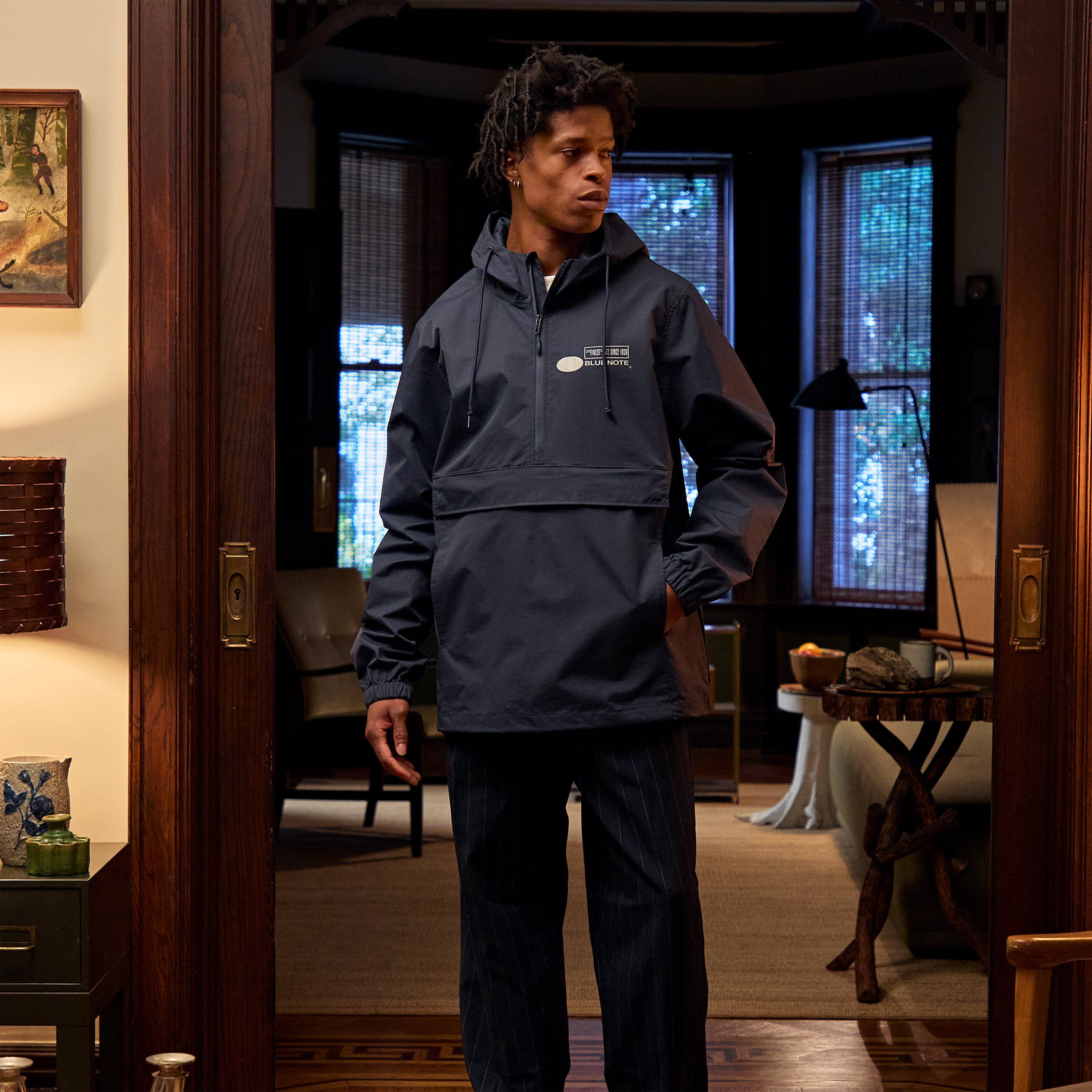 ジャケット・アウター everyone compact anorak navy L The Anorak Jacket in Crinkle Nylon - Women's Anorak – MyAnorak