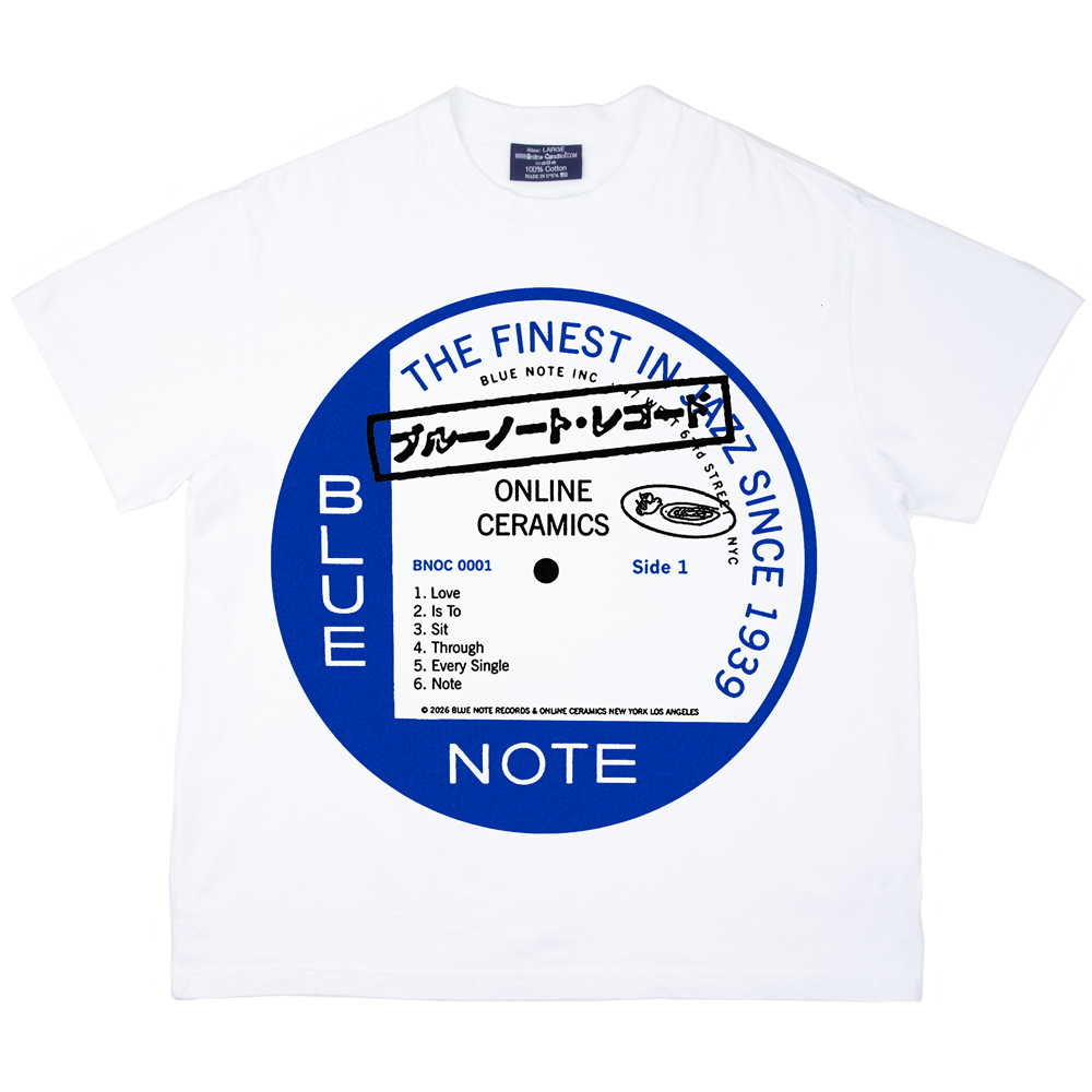 Blue Note x Online Ceramics White T-Shirt - Blue Note Records