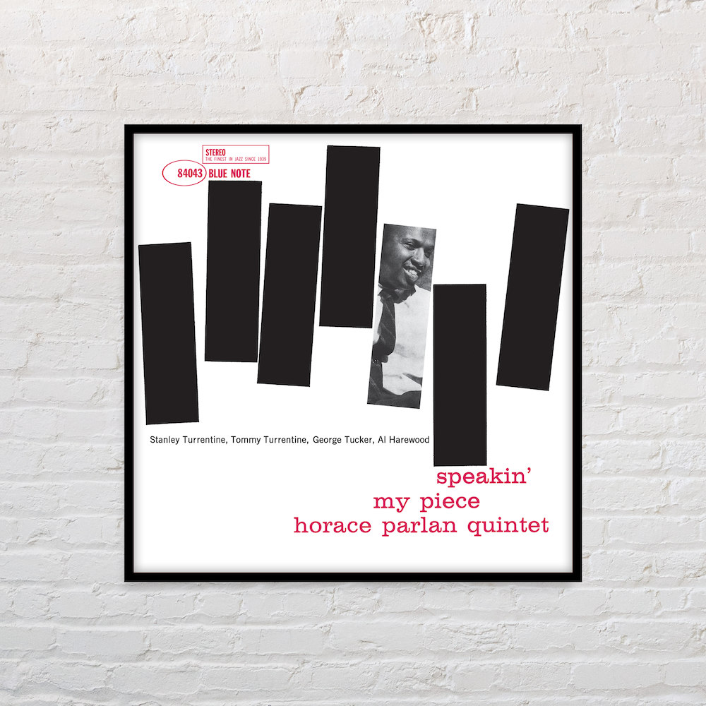 Horace Parlan – Speakin My Piece Framed Canvas Wall Art - Blue Note Records