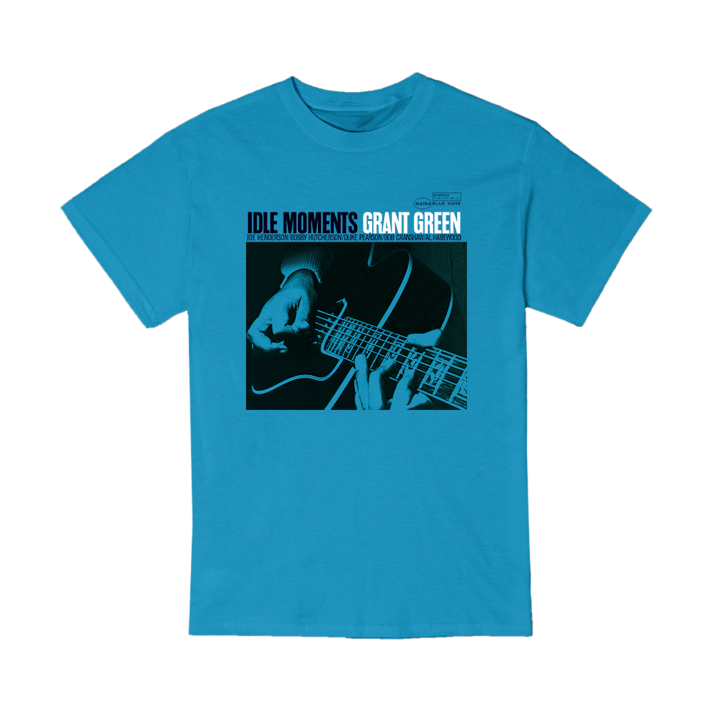 Grant Green - Idle Moments (Album Cover Series) T-Shirt - Blue