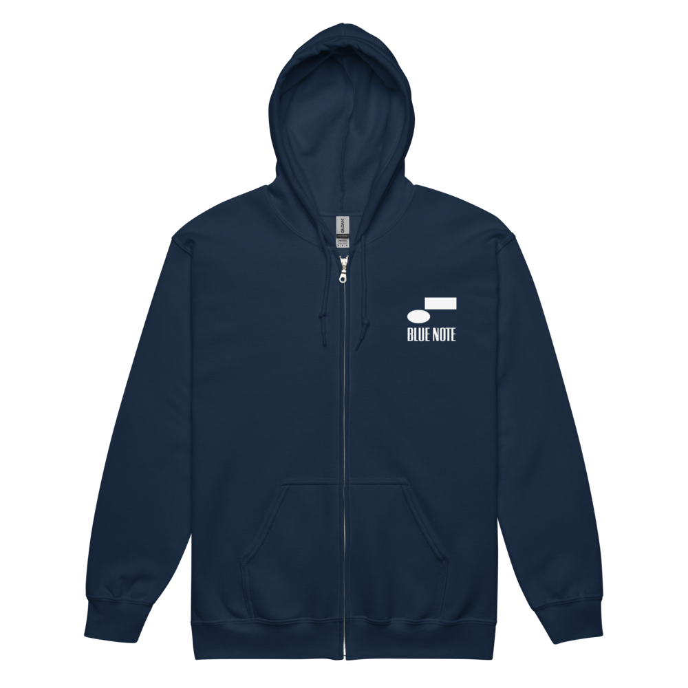 Blue Note Vintage Logo Zip-Up Hoodie - Blue Note Records