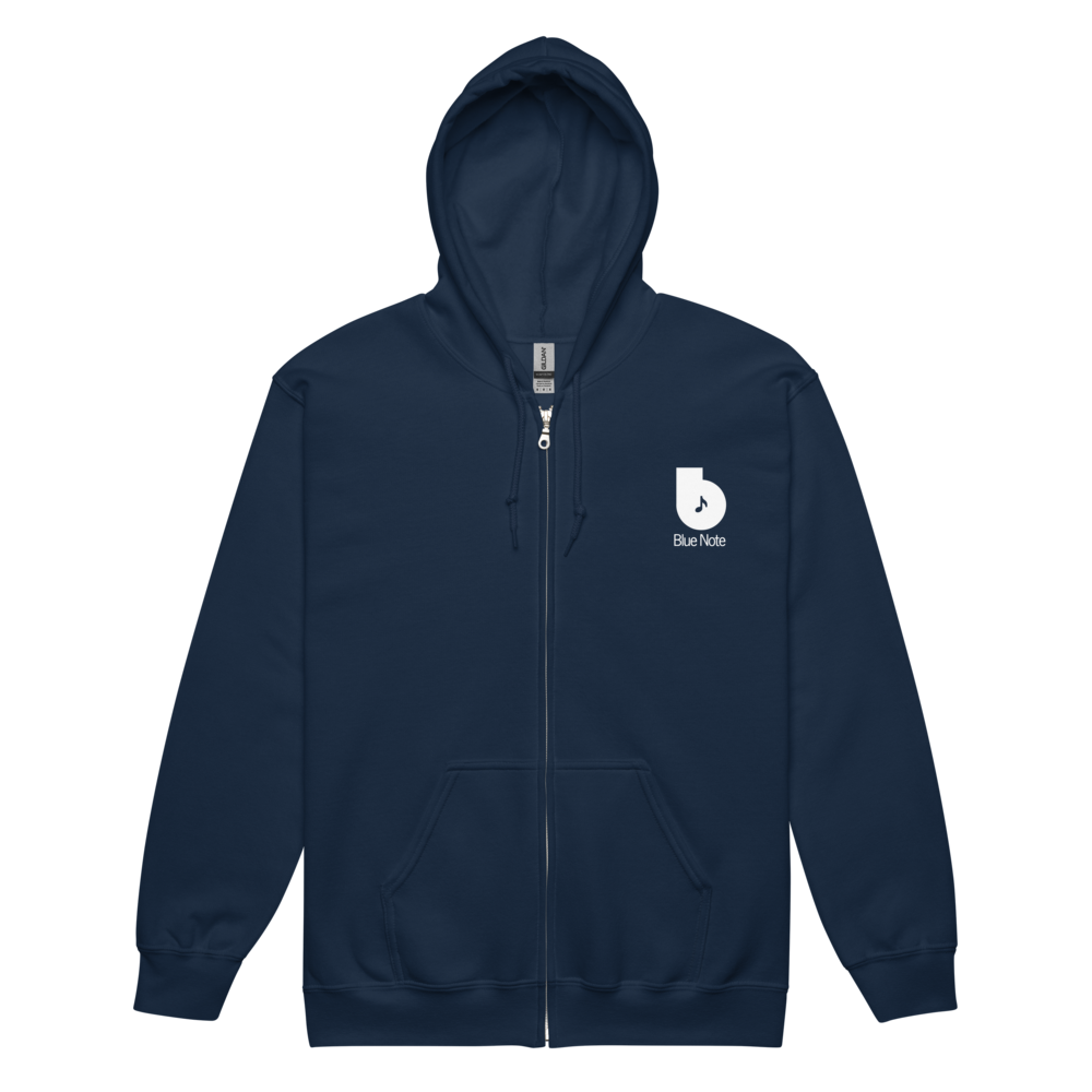 Blue Note B Logo Zip-Up Hoodie - Blue Note Records