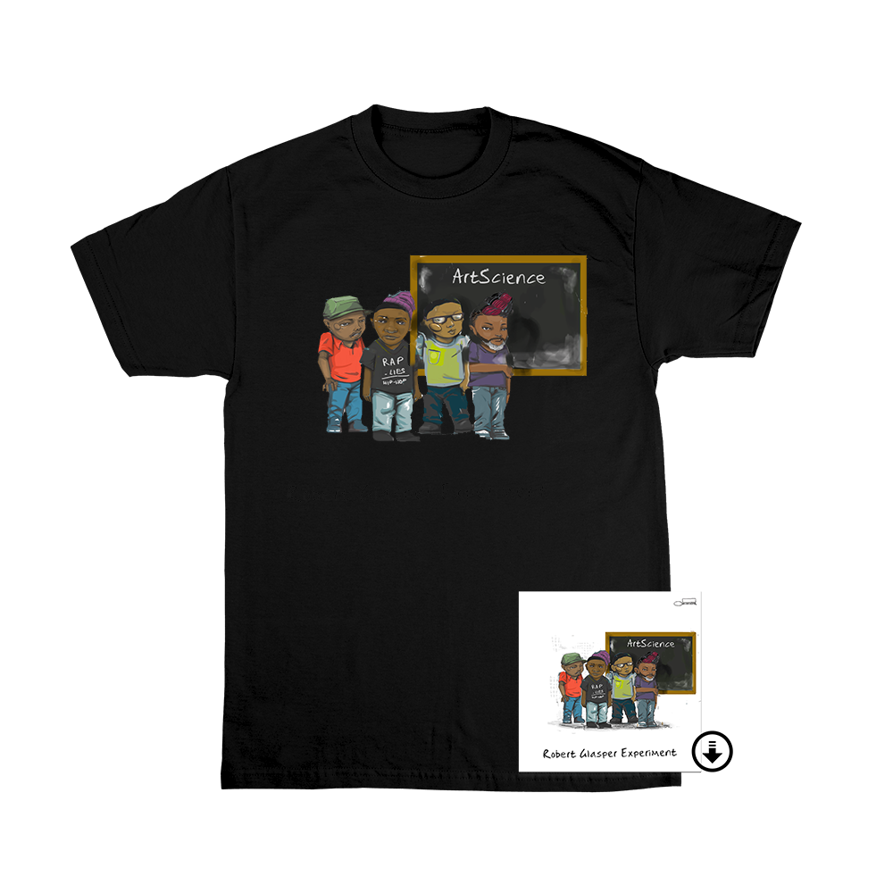 Robert Glasper Experiment Digital Album + Black T-Shirt - Blue Note Records