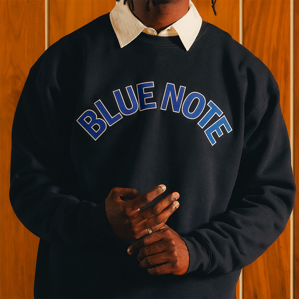 Blue Note Applique Crewneck Navy