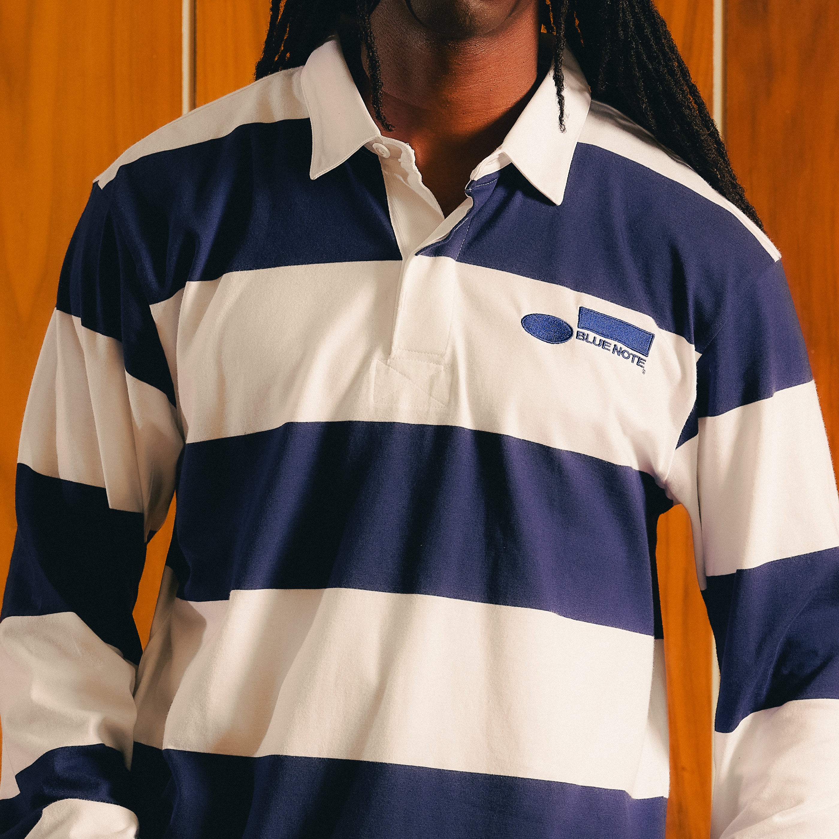 Blue Note Long Sleeve Rugby Shirt