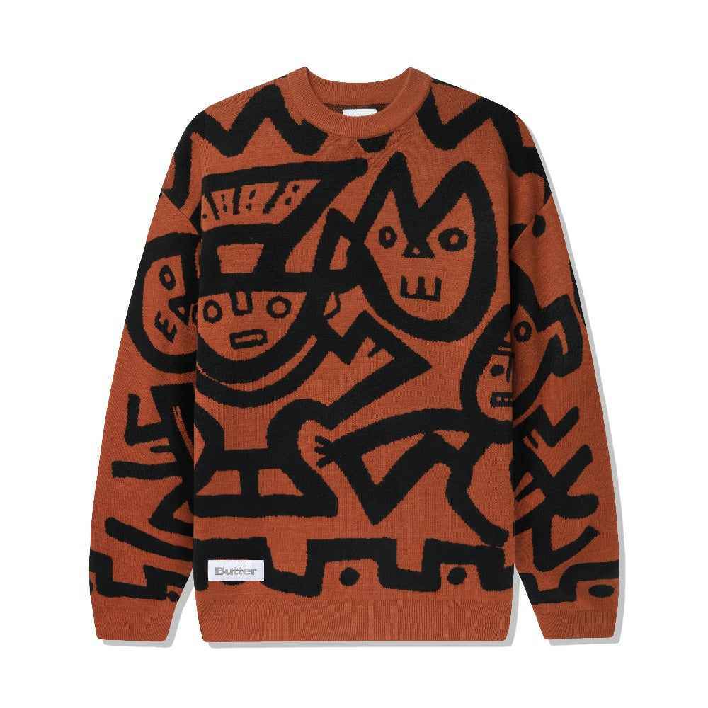 Blue Note x Butter Goods - Afro Cuban Knitted Sweater front