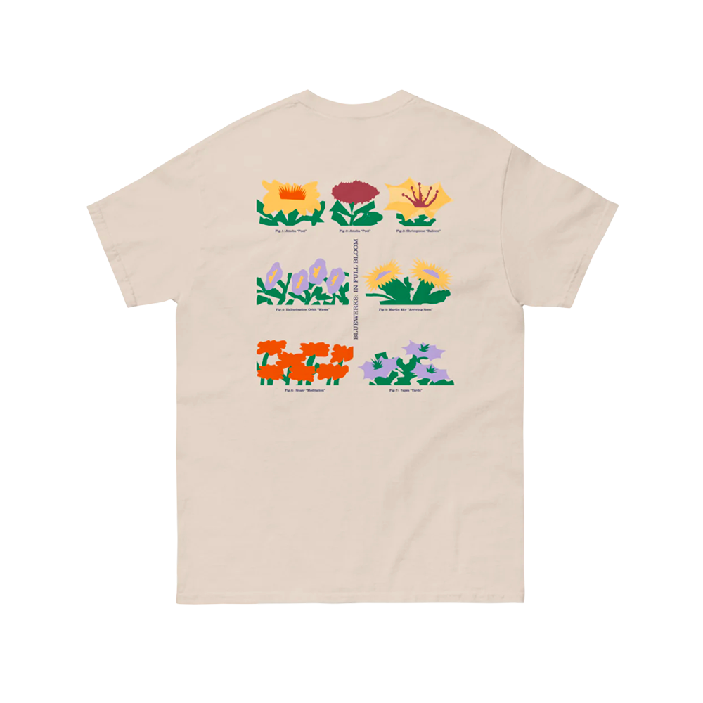 IN FULL BLOOM T-SHIRT NATURAL BACK