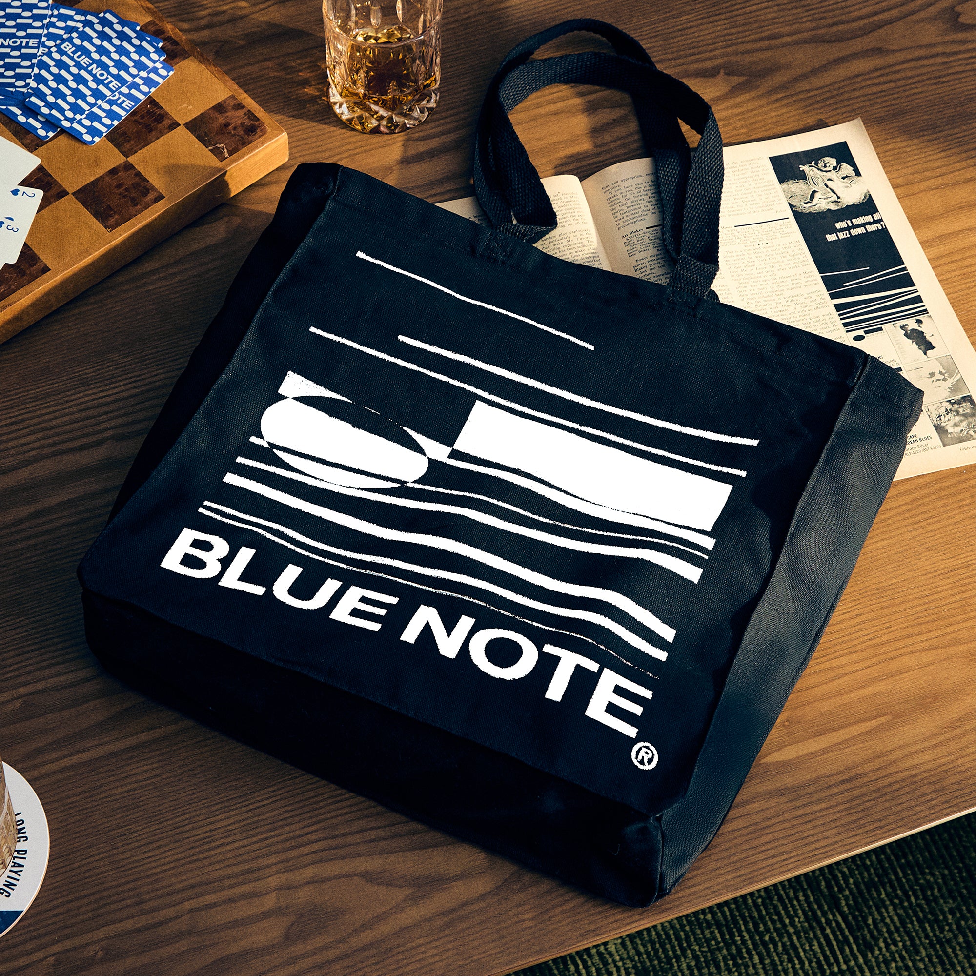 バッグ ILLBROSxNewJackBoogie Record bag BLUE バッグ ILLBROSxNewJackBoogie Record bag BLUE 美品