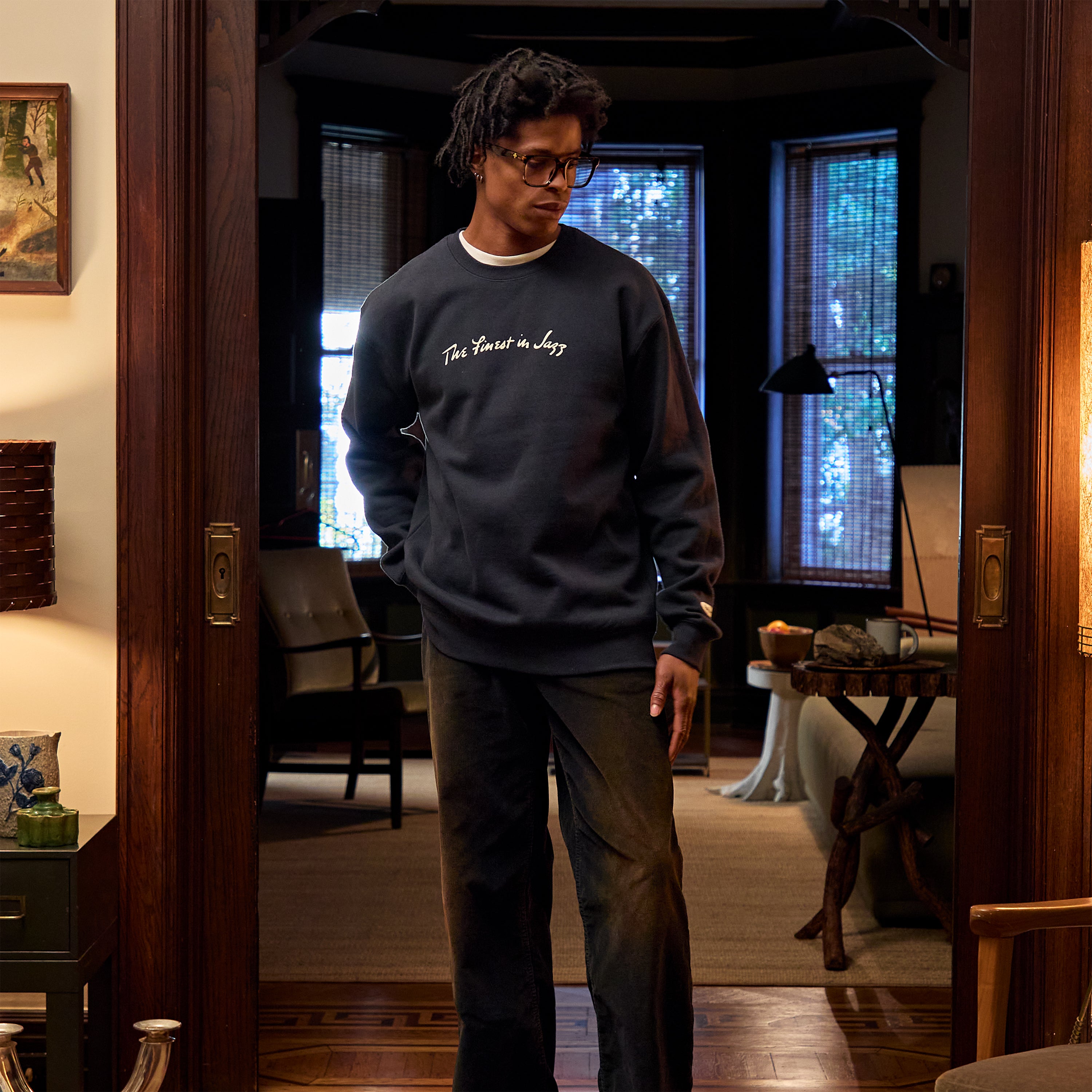 Finest In Jazz Heavyweight Crewneck