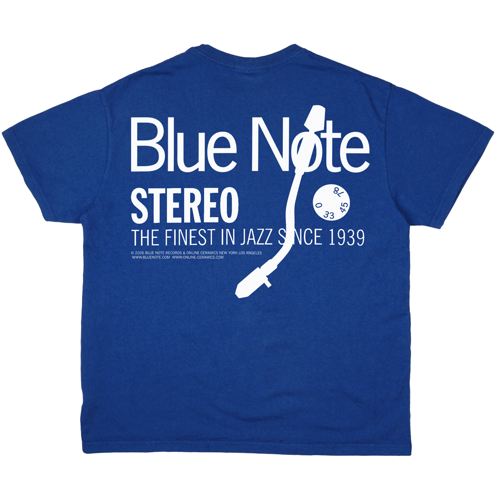 Blue Note x Online Ceramics Blue T-Shirt - Blue Note Records