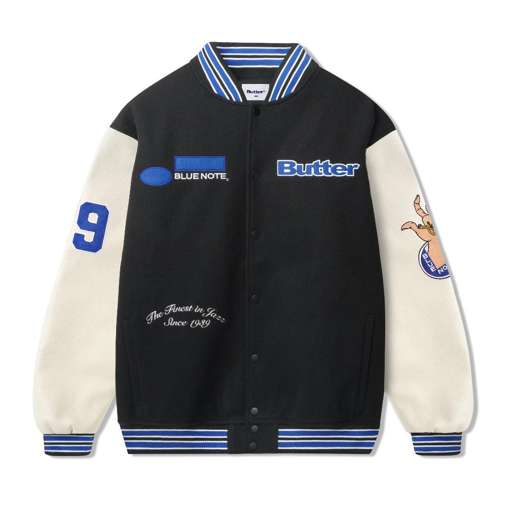 Blue Note x Butter Goods - Blue Note Varsity Jacket front