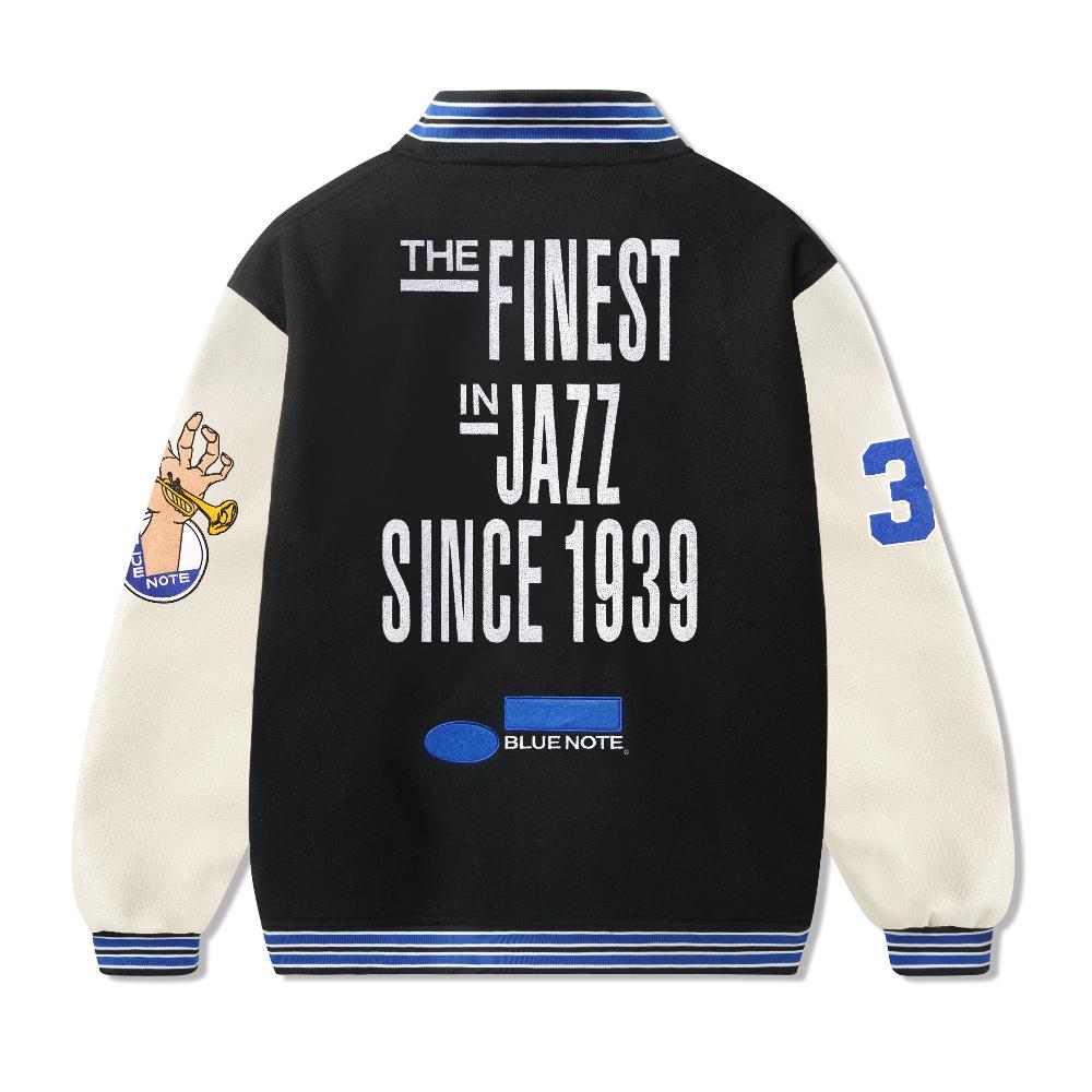 Blue Note x Butter Goods - Blue Note Varsity Jacket Back