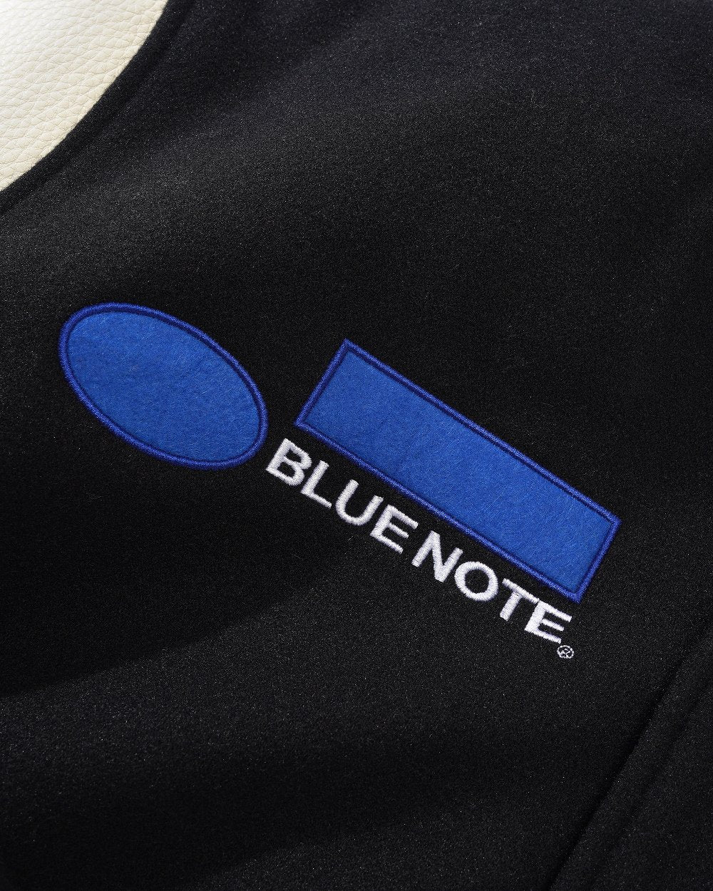 Blue Note x Butter Goods - Blue Note Varsity Jacket Detail