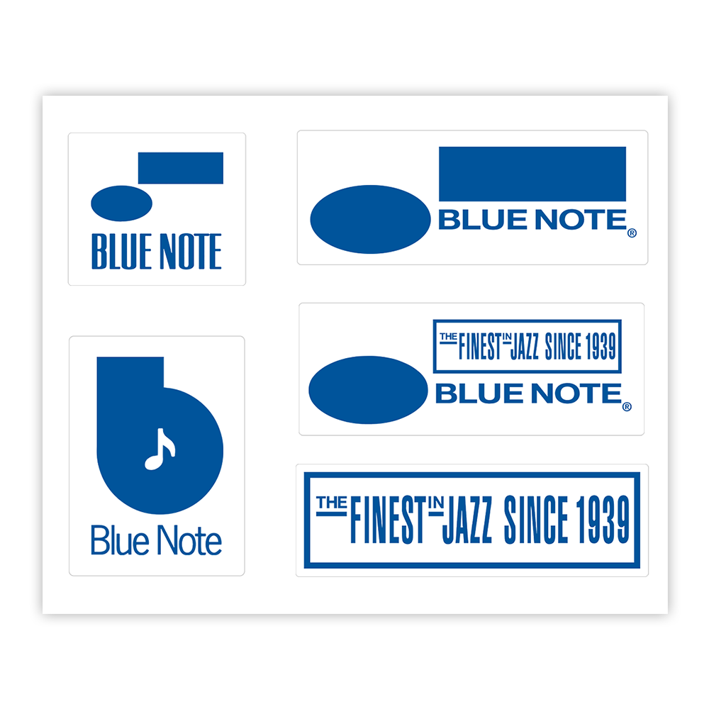 Logo Sticker Set Blue