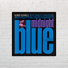 Kenny Burrell - Midnight Blue Framed Canvas Wall Art – Blue Note 