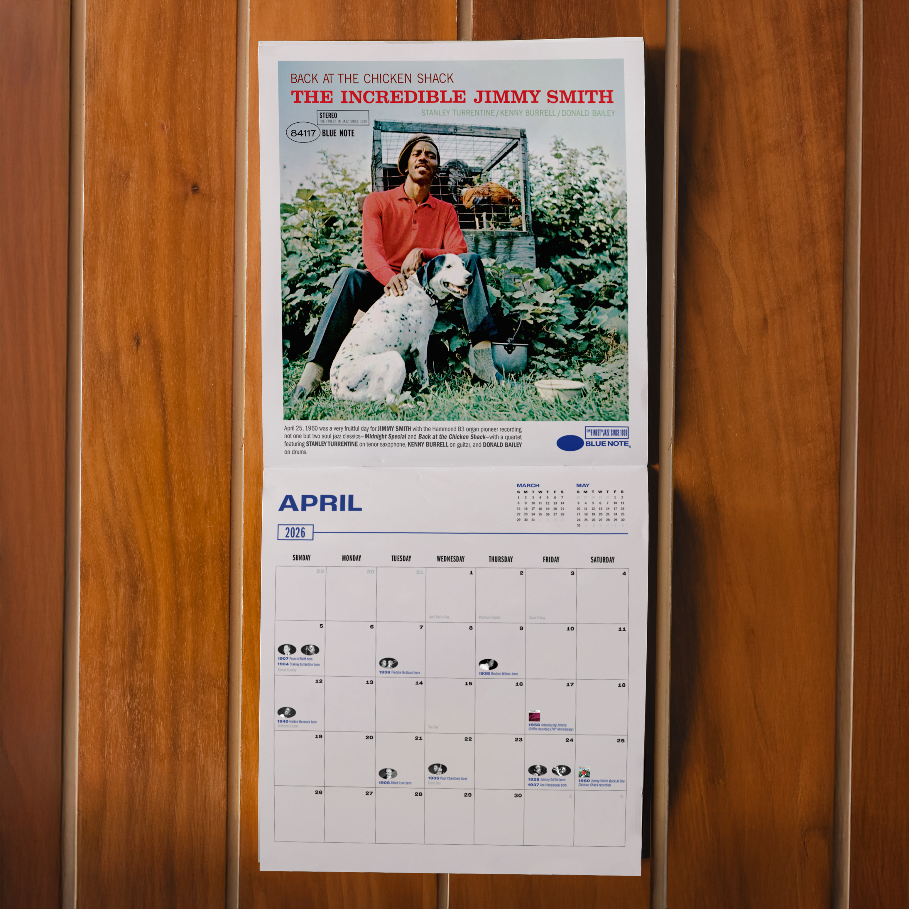 2026 Blue Note Calendar