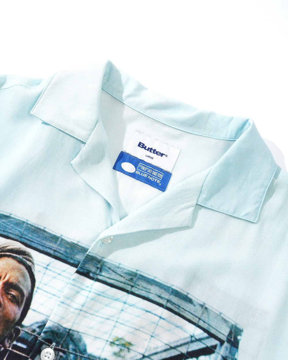 Blue Note x Butter Goods - Chicken Shack Polo T-Shirt Detail