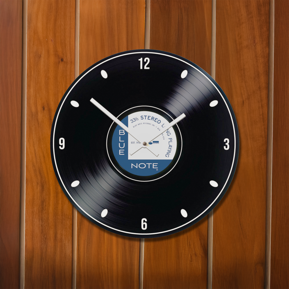 Stereo Record Clock