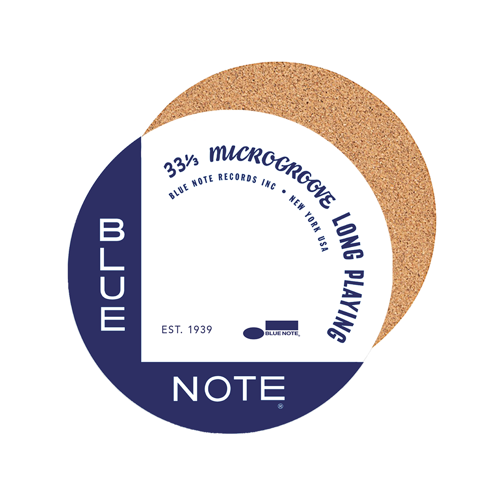 Vinyl Label Coaster Set - Blue Note Records Vinyl Label Coaster Set - Blue Note Records