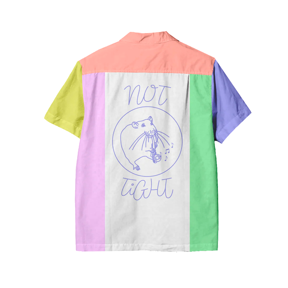DOMi & JD BECK NOT TIGHT TOUR Tシャツ M DOMI & JD BECK - DOMi & JD BECK - NOT TiGHT BOWLiNG SHiRT
