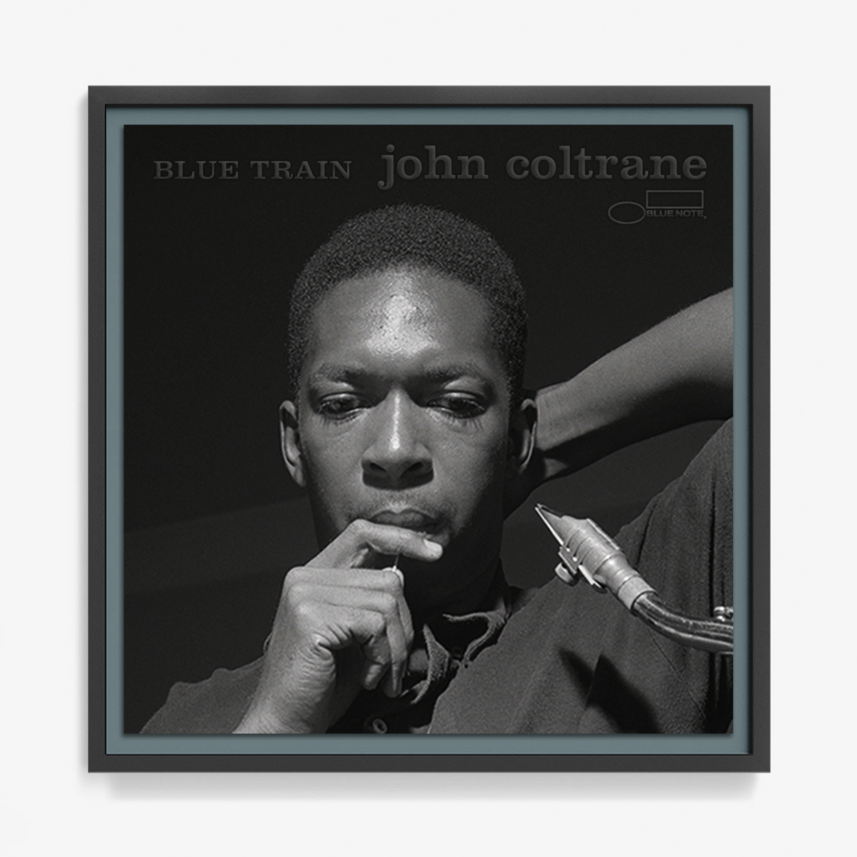 John Coltrane HighDefinition Cradled Metal Print with Custom Acryli