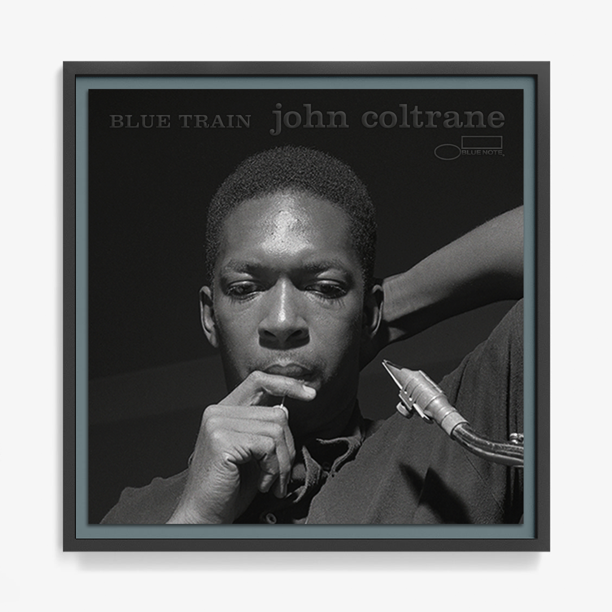 John Coltrane – Cradled Metal Print with Custom Embossed Plexiglass Lens (Francis Wolff Collection – BN.WOLFF.1577.001)John Coltrane – High-Definition Cradled Metal Print with Custom Acrylic Embossment (Francis Wolff Collection – BN.WOLFF.1577.001)