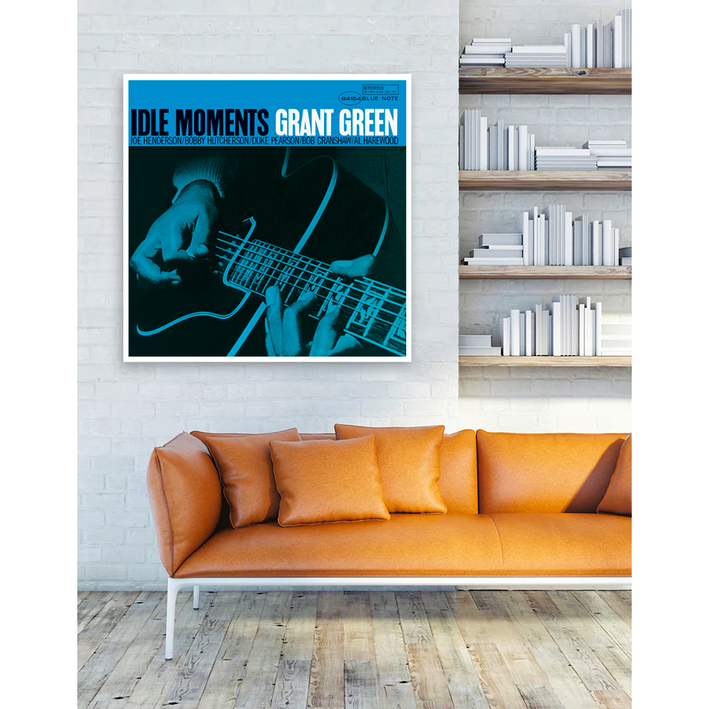 Grant Green – Idle Moments Framed Canvas Wall Art - Blue Note Records