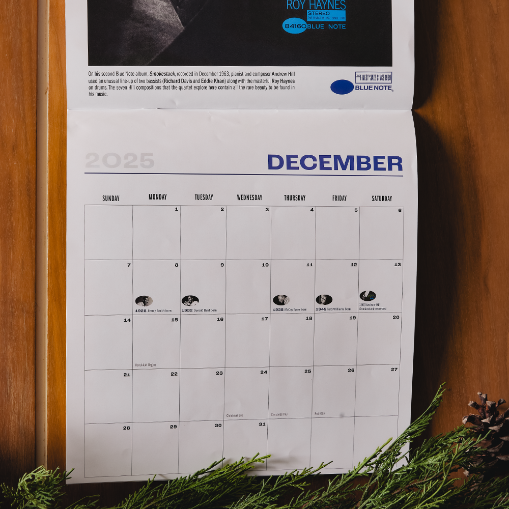 Blue Note Calendar 2