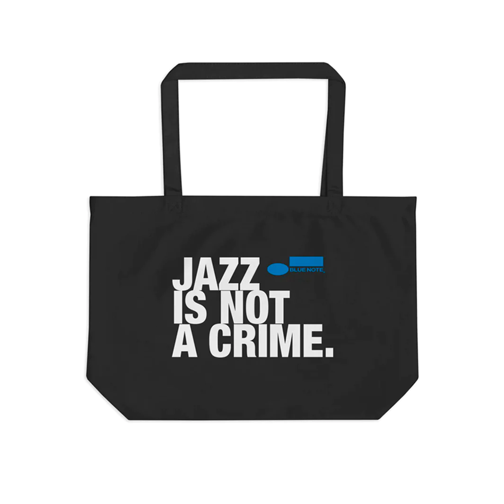Jazz Is Not A Crime Large Tote