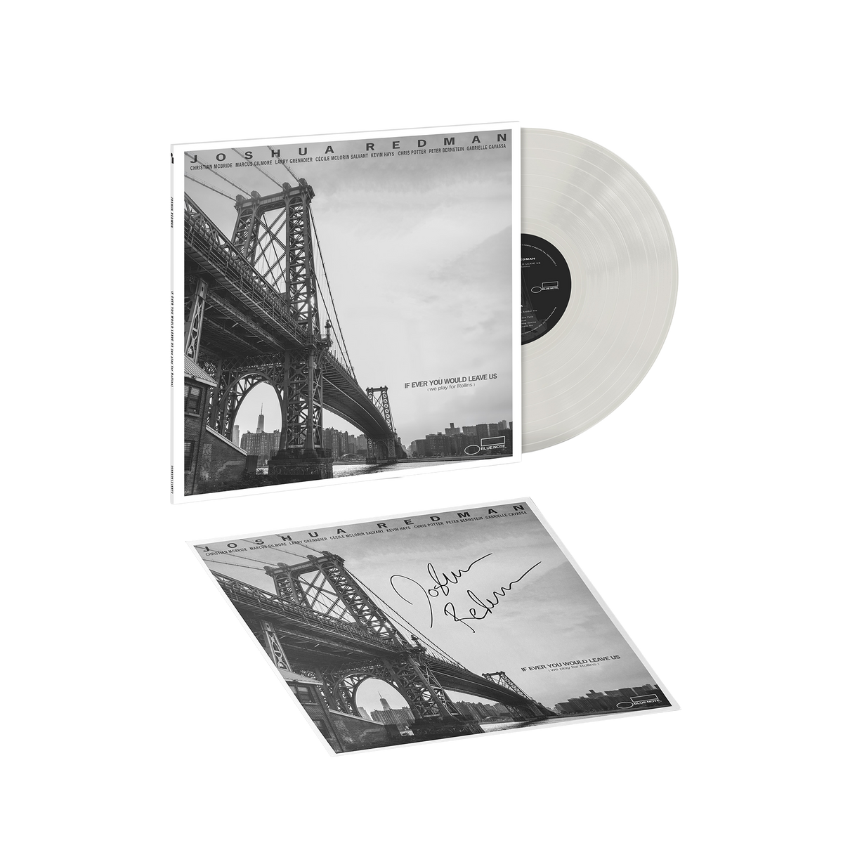 Joshua Redman - If Ever You Would Leave Us (we play for Rollins) Ltd Ed Color LP + Signed Art Card