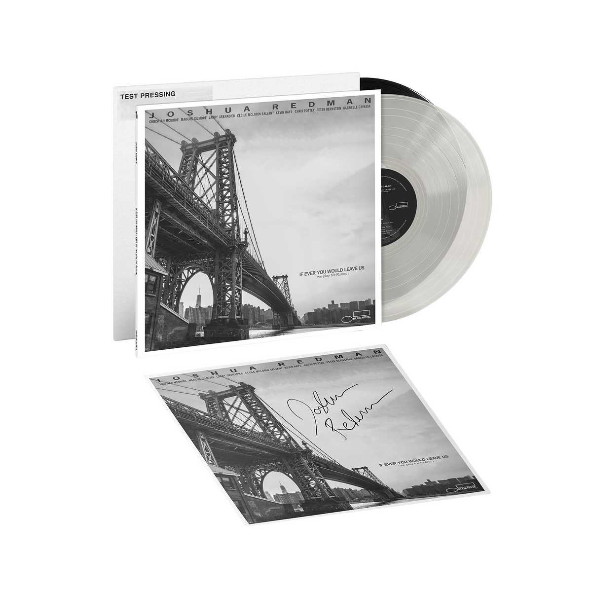 Joshua Redman - If Ever You Would Leave Us (we play for Rollins) Test Pressing + Ltd Ed Color LP + Signed Art Card