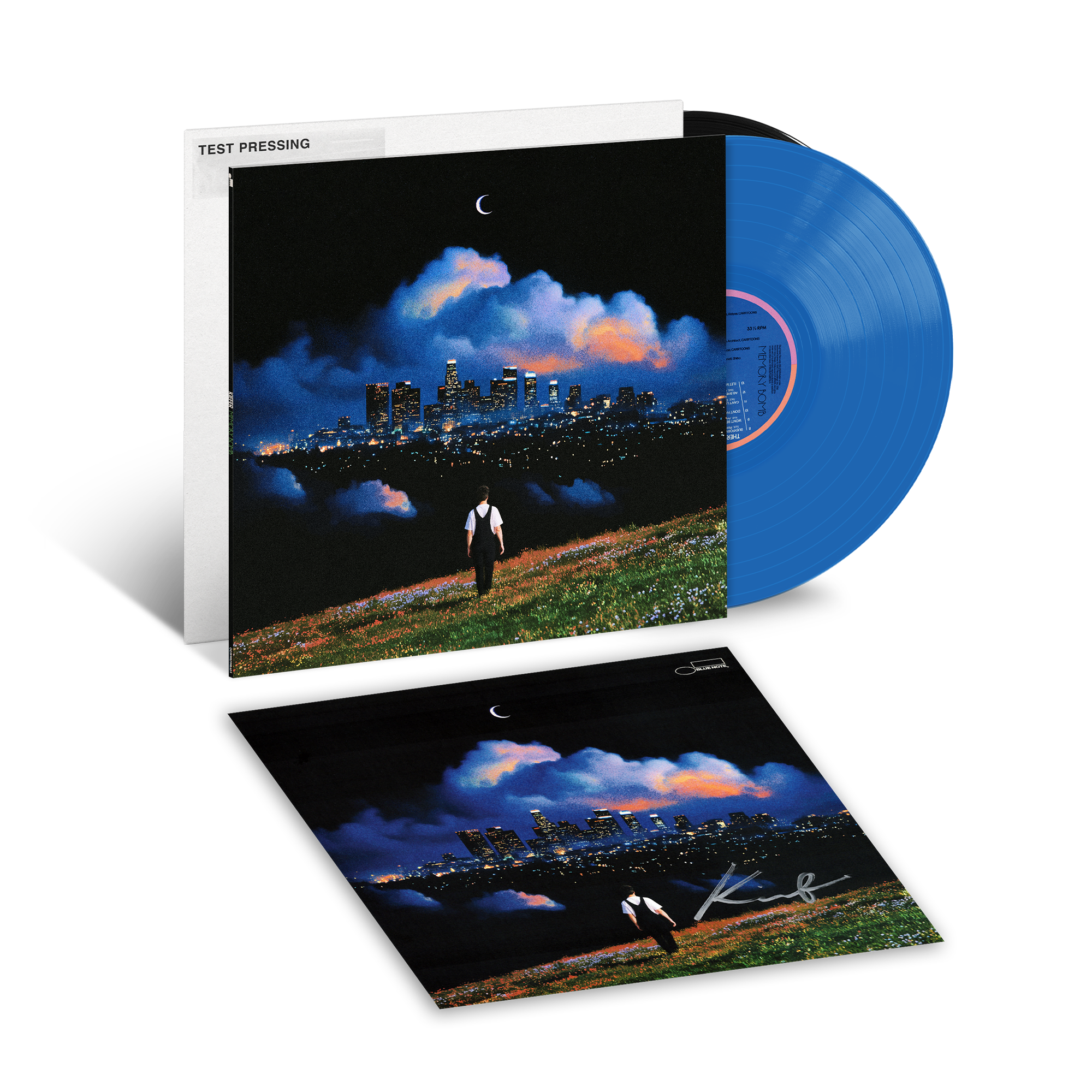 Kiefer - Memory Bomb Ltd Ed Color LP + Signed Art Card + Test Pressing