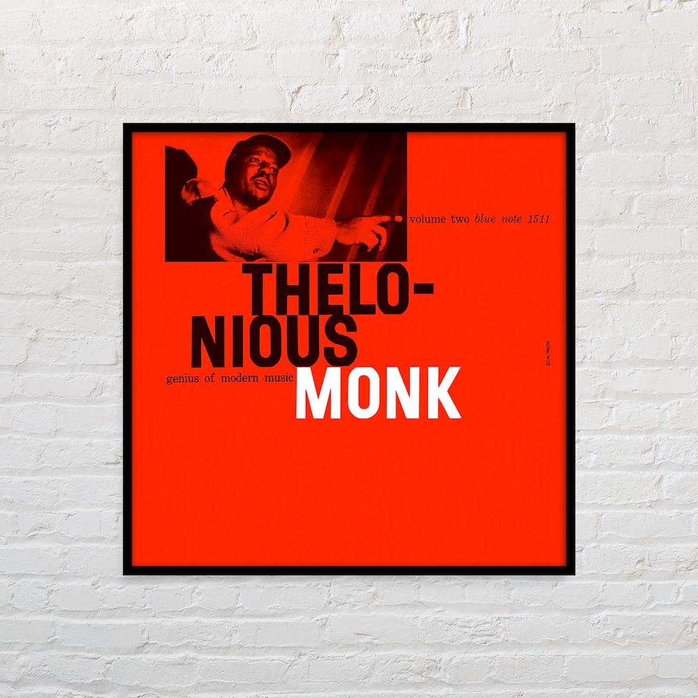 Thelonius Monk - Genius of Modern Music Vol. 2 Framed Canvas Wall Art