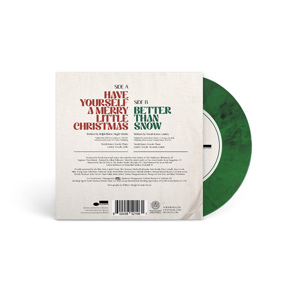 Norah Jones & Laufey - Christmas With You - Spotify Exclusive 7" back