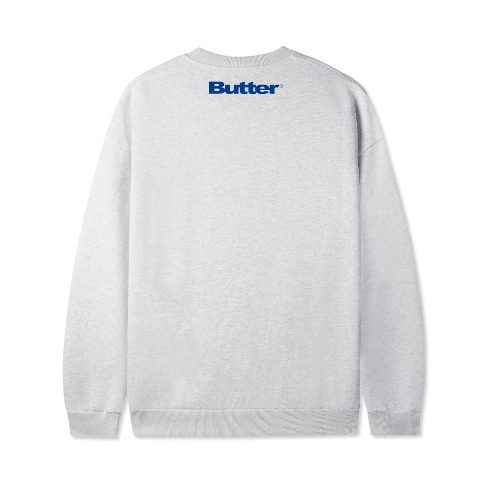 Blue Note x Butter Goods - Records Logo Felt Applique Crewneck Ash back