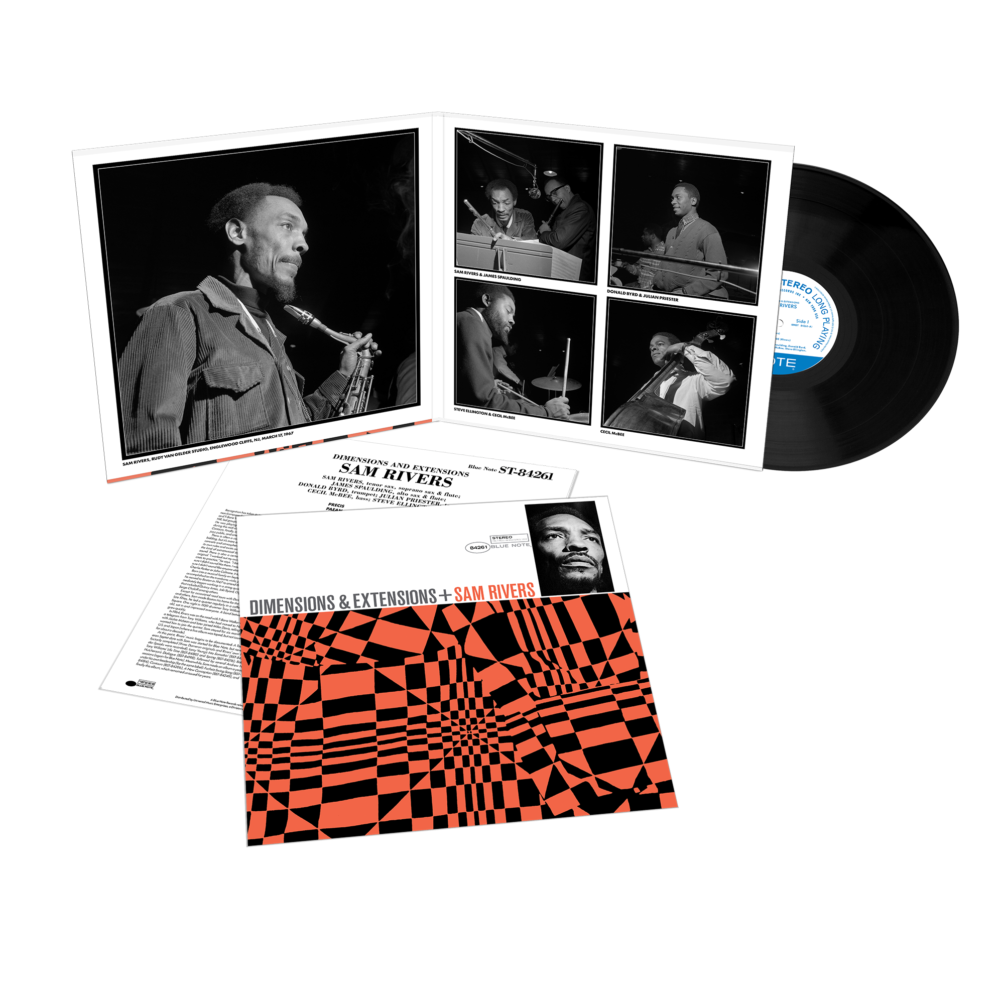 Sam Rivers – Dimensions and Extensions (Tone Poet Vinyl Series) Packshot