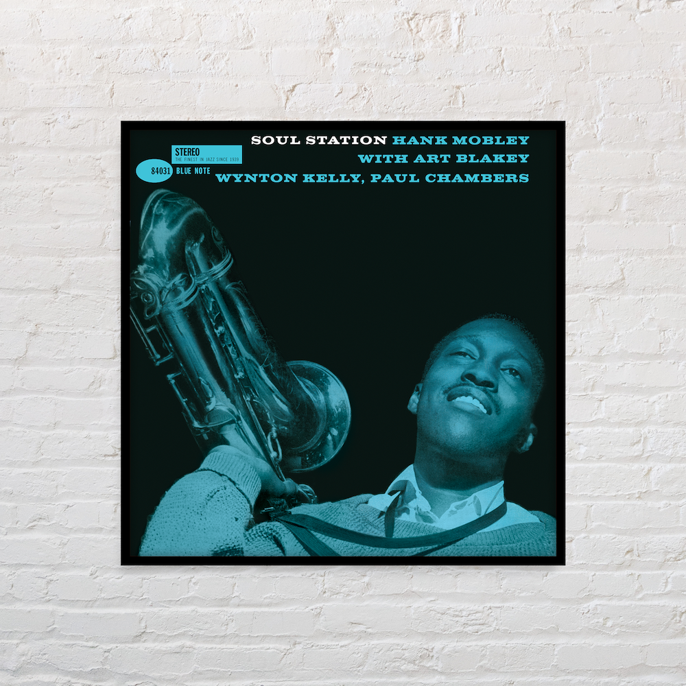 Hank Mobley – Soul Station Framed Canvas Wall Art – Blue Note Records