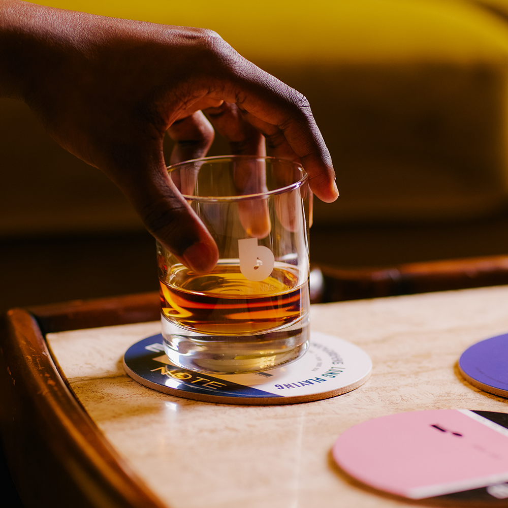 Vinyl Label Coaster Set