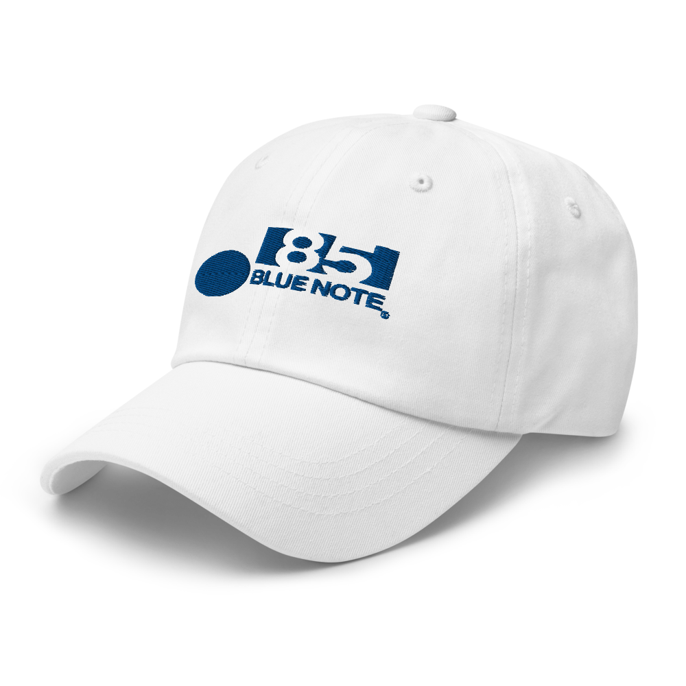 Blue Note 85th Anniversary Logo Twill Hat white side 2