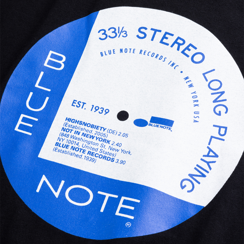 Blue Note Cloth Blue Note x Highsnobiety - Anniversary Longsleeve T-Shirt - Blue Note ...