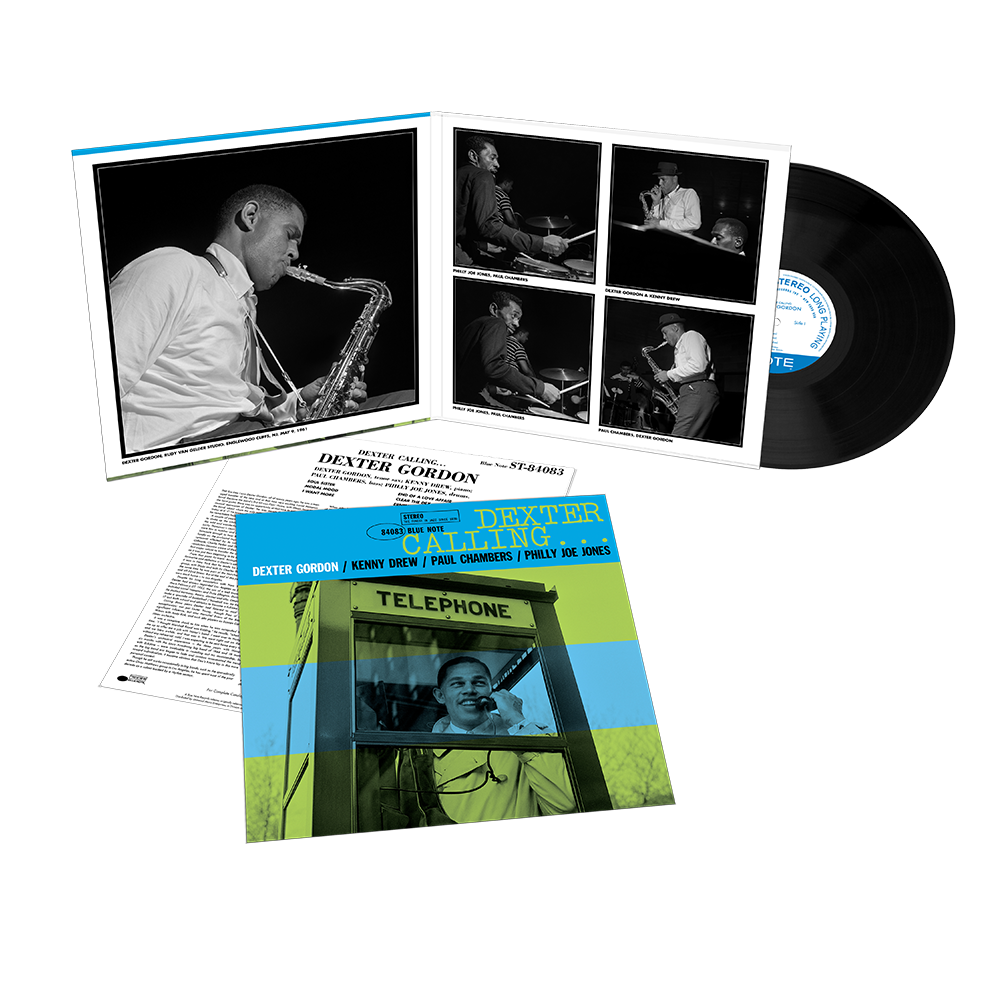 DEXTER GORDON - Dexter Gordon – Our Man In Paris LP (Blue