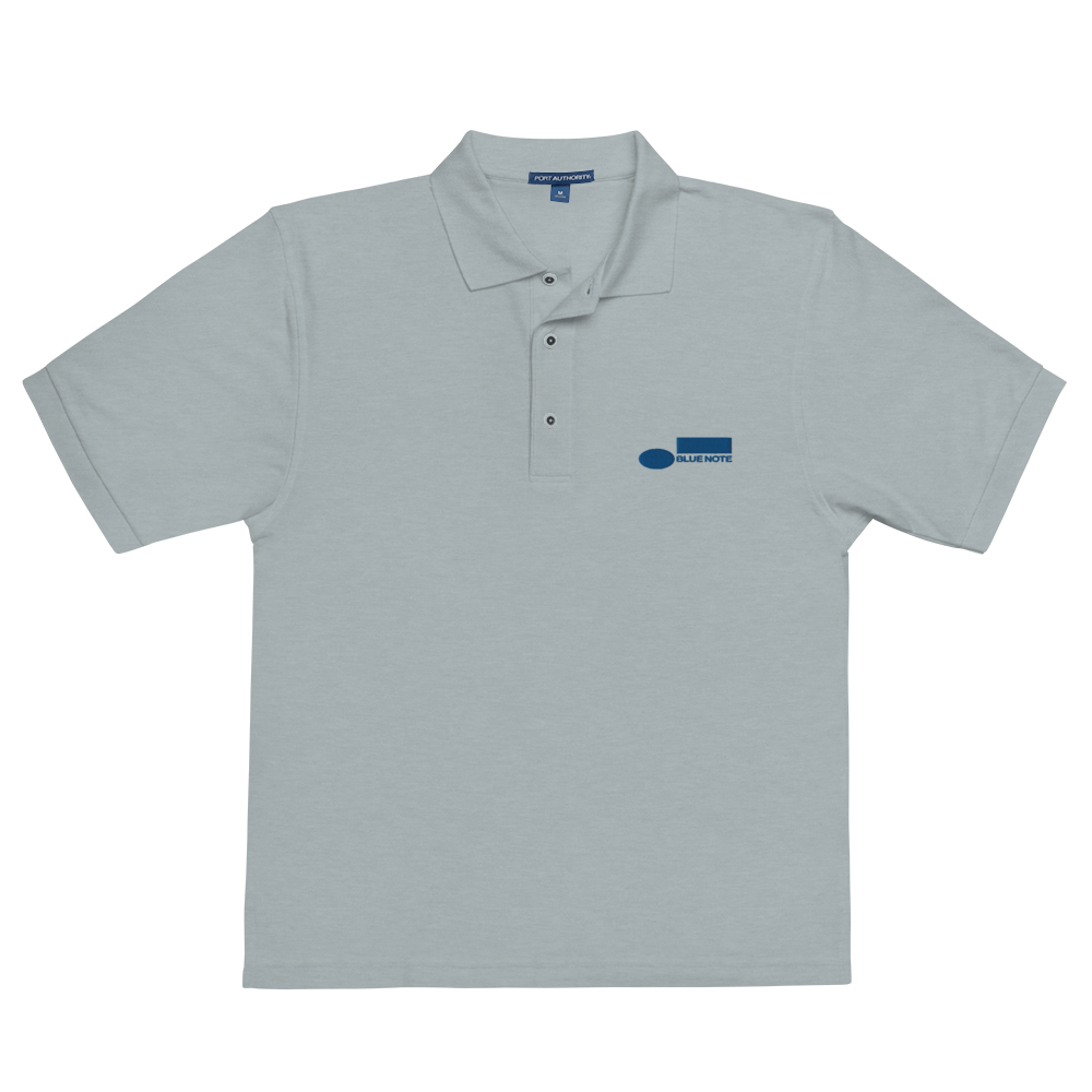 Blue Note Logo Polo T-Shirt Heather Grey