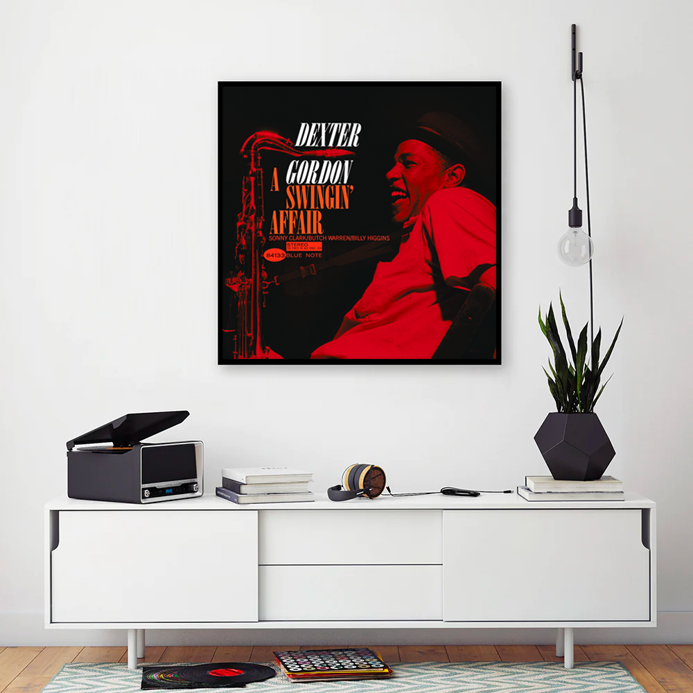 Dexter Gordon – A Swingin’ Affair Framed Canvas Wall Art