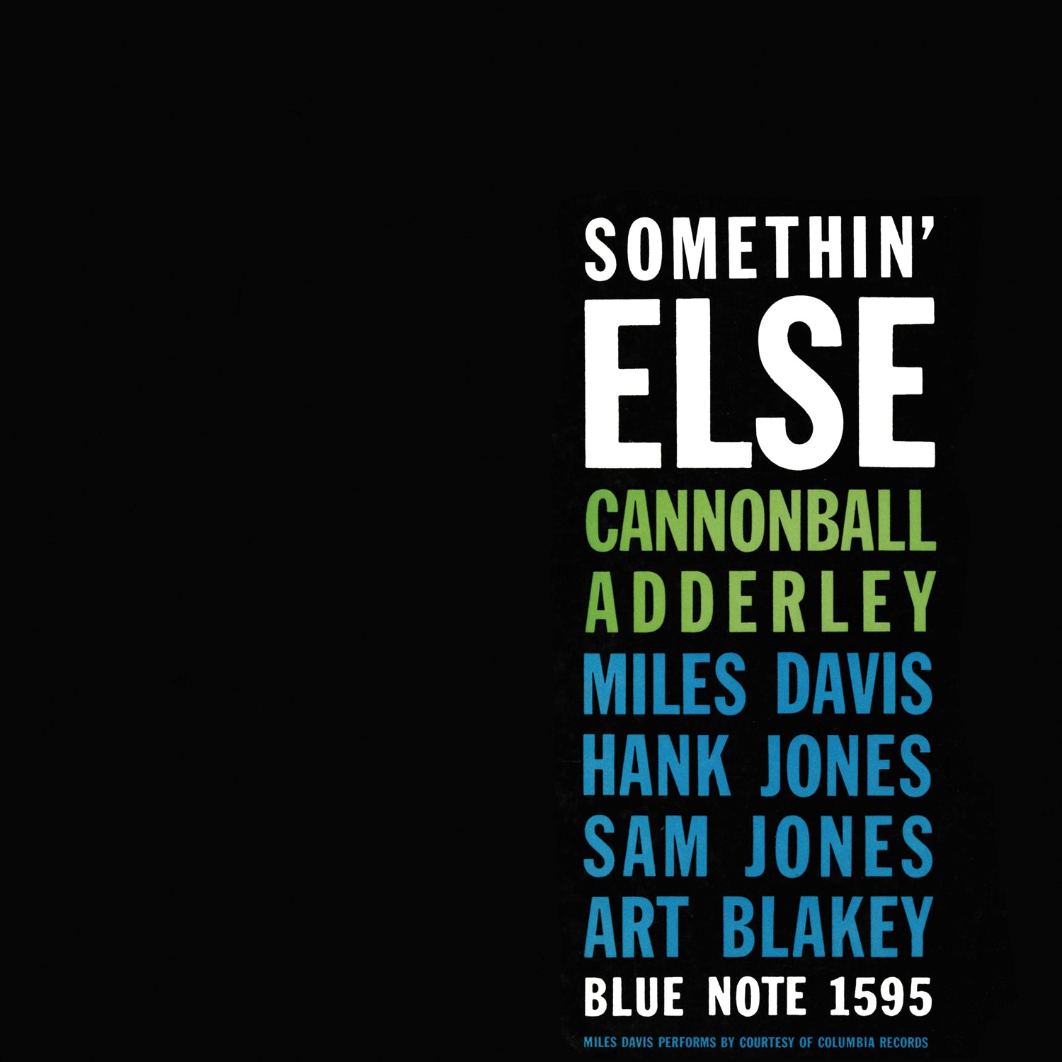 Cannonball Adderley – Somethin' Else – Blue Note Records