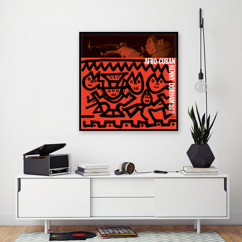 Kenny Dorham - Afro-Cuban Framed Canvas Wall Art - Blue Note