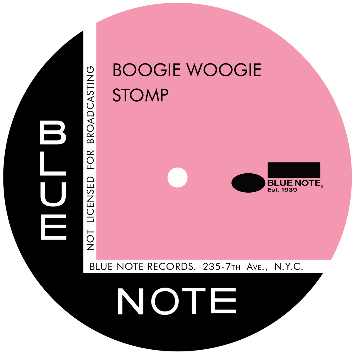 Pink Label Slip Mat - Blue Note Records
